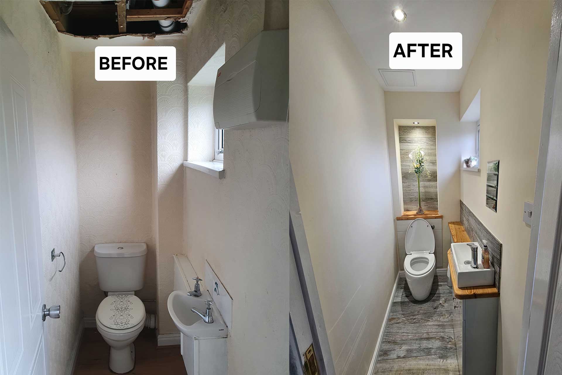 Cloakroom Toilet Remodel
